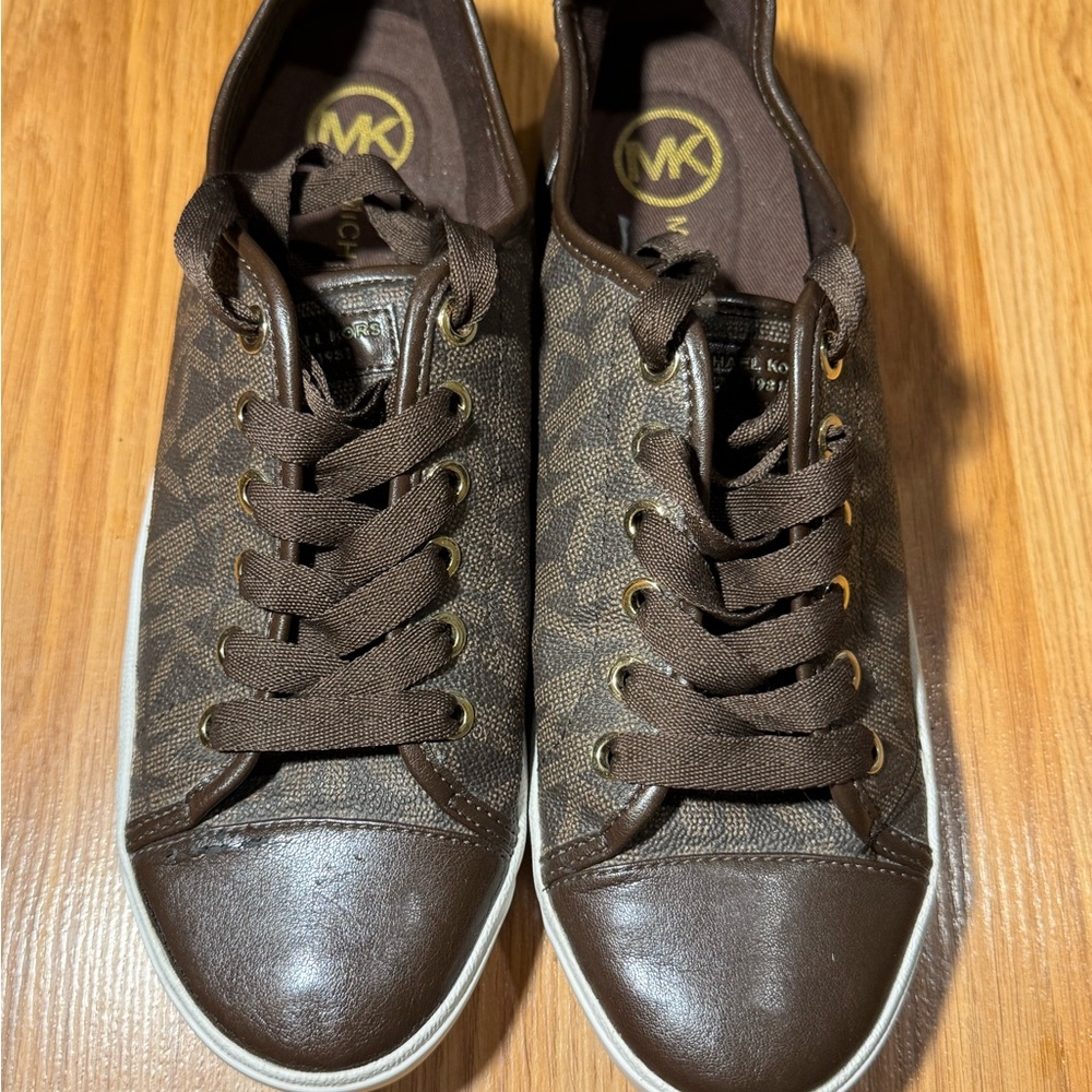 Women’s Michael Kors Brown Dress Sneakers